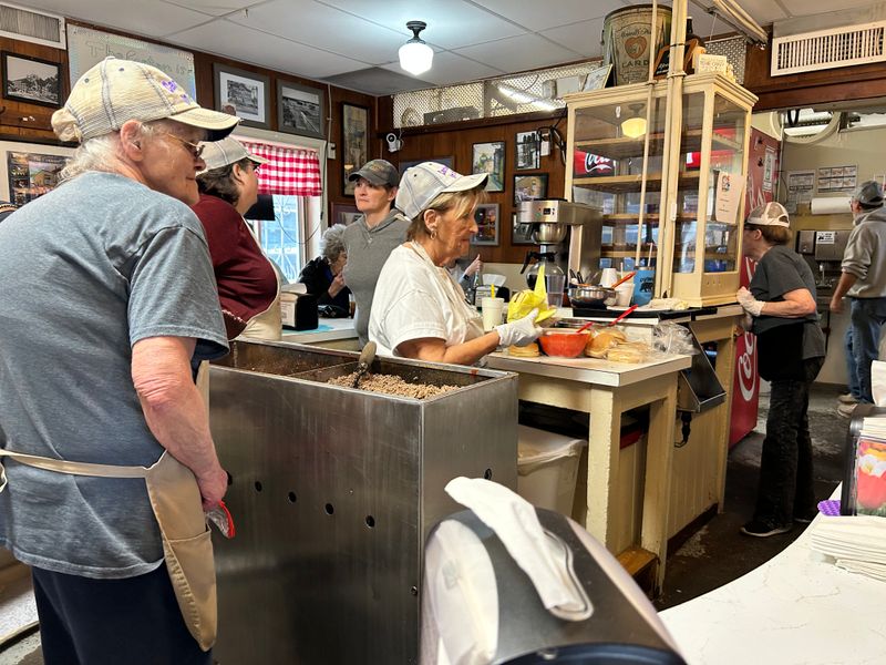 Watching The Grill Team Work