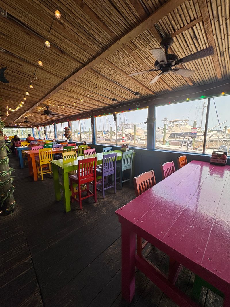 Blackened Fish Sandwich On The Dock