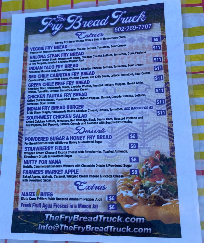 15 Food Trucks Around the U.S. Serving Fry Bread Tacos Worth Every Detour 8 Fry Bread House Truck – Phoenix, AZ