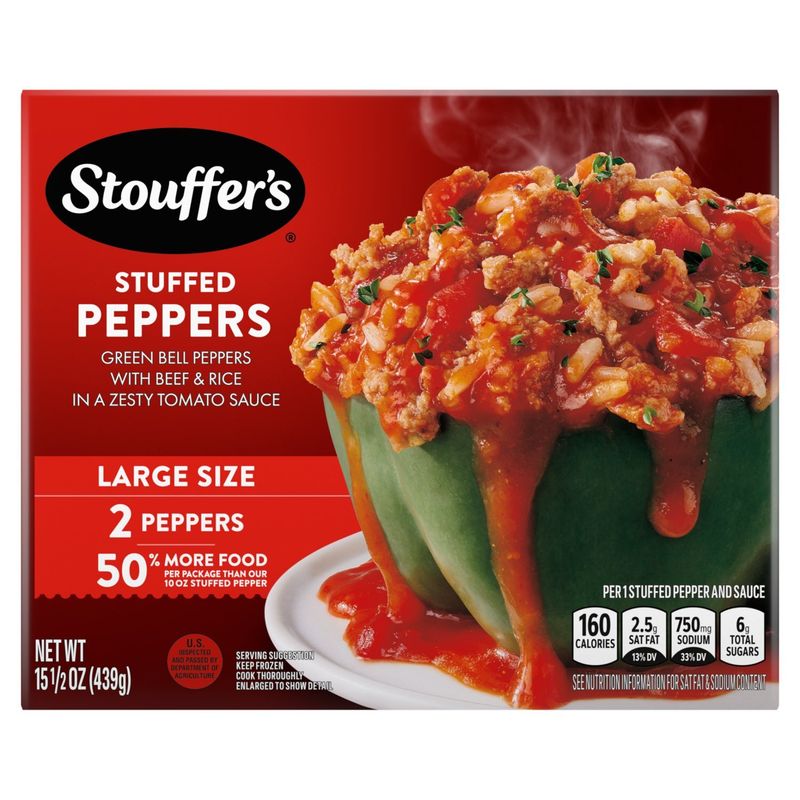 Frozen stuffed peppers