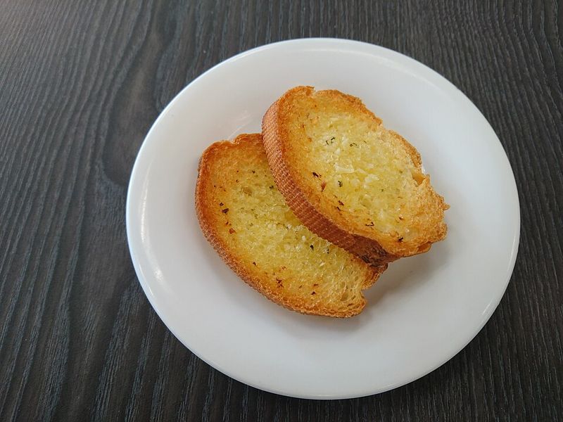 Frozen garlic bread