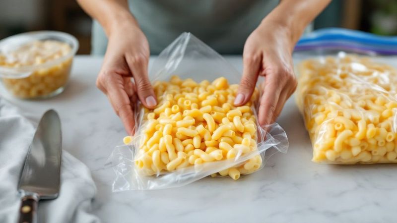 Frozen mac and cheese