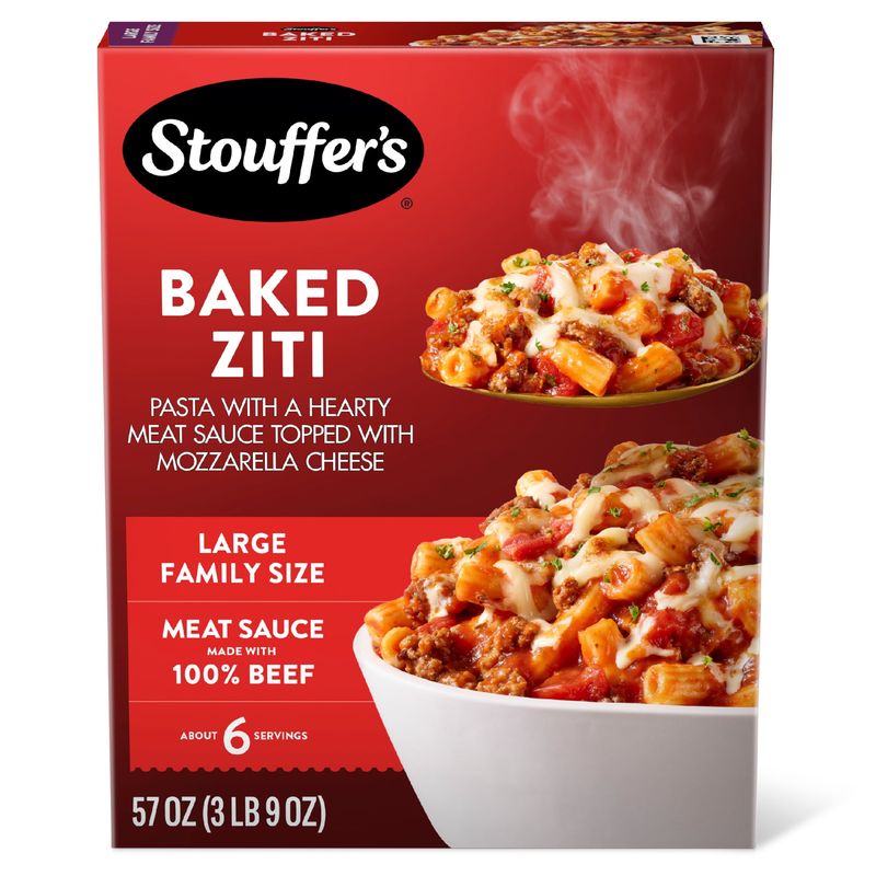 Frozen pasta bakes