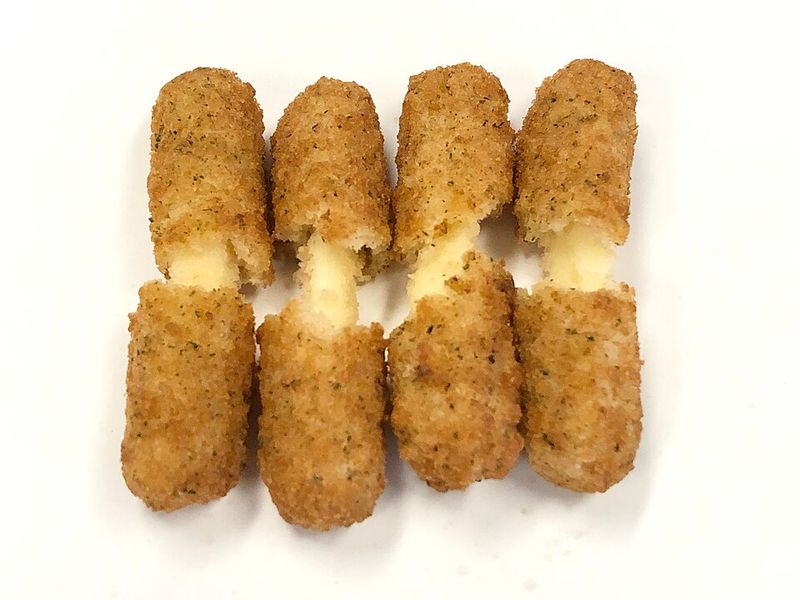 Frozen mozzarella sticks