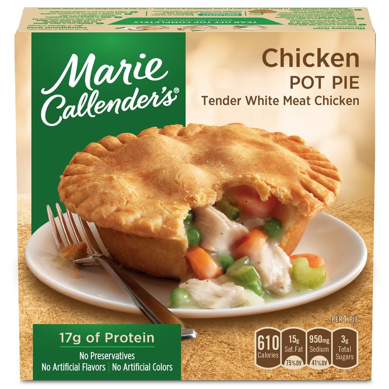 Frozen pot pies