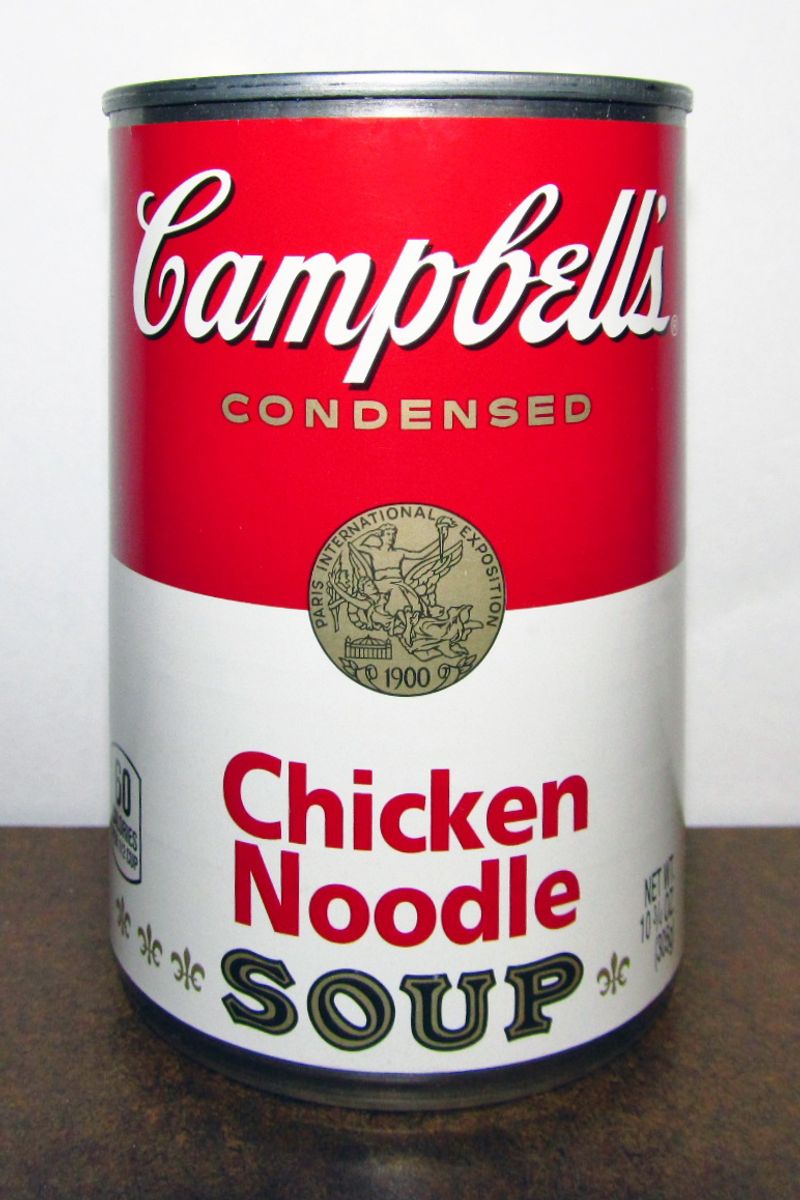 Canned soup
