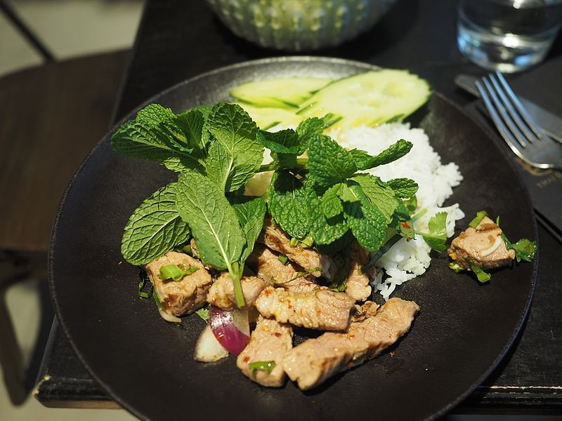 24 Thai Favorites Ranked From Mild to “Why Is My Face on Fire?” 26 Nam Tok Moo (Spicy Pork Salad)