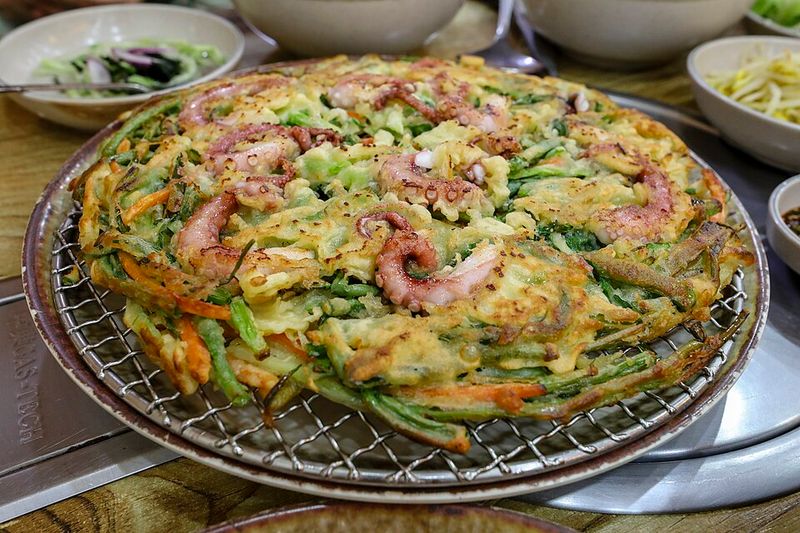 18 Korean Comfort Foods to Try If Your Knowledge Stops at BBQ Kimchi jjigae 16 Haemul Pajeon (Seafood Pancake)