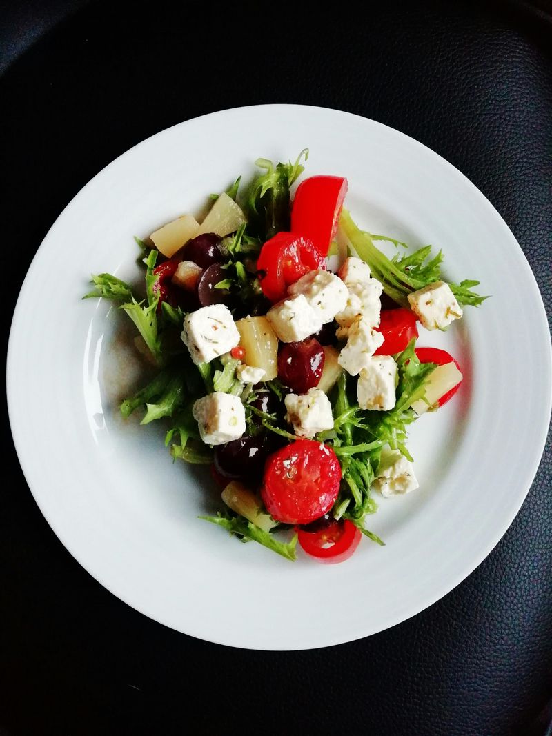 Greek Salad with Feta and Olives
