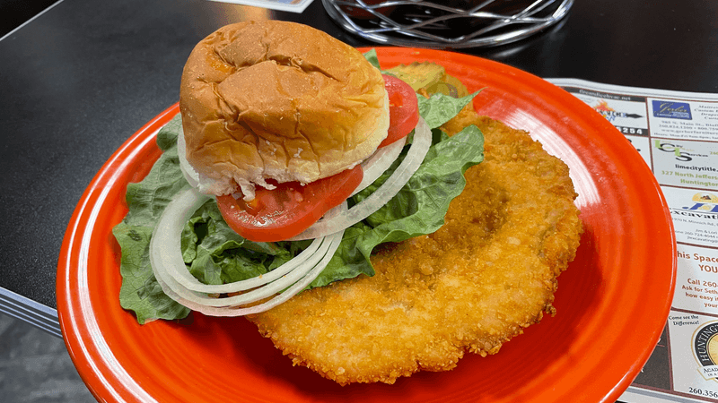 15 Indiana Tenderloin Counters Where The Sandwiches Hang Over The Bun Like A Dare 13 Nick's Kitchen - Huntington, Indiana