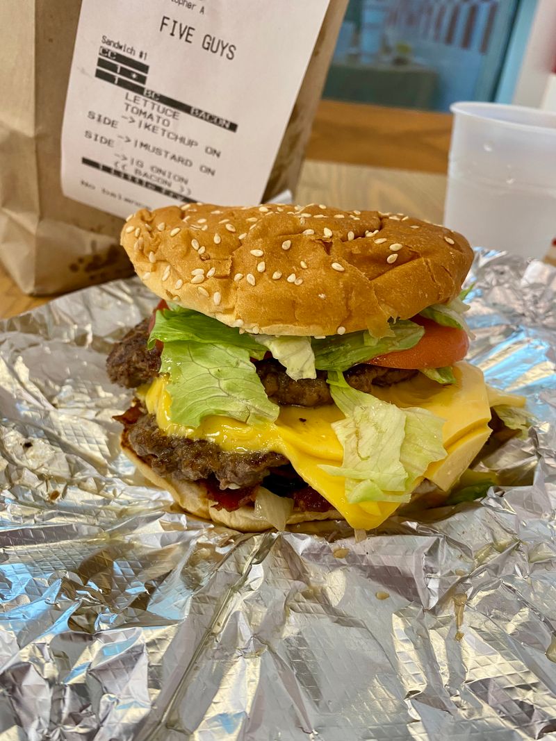 I Traveled Across America to Try 21 Cheeseburgers With Secret Sauce, and 5 Were Absolutely Next-Level 14 Five Guys - Arlington, Virginia