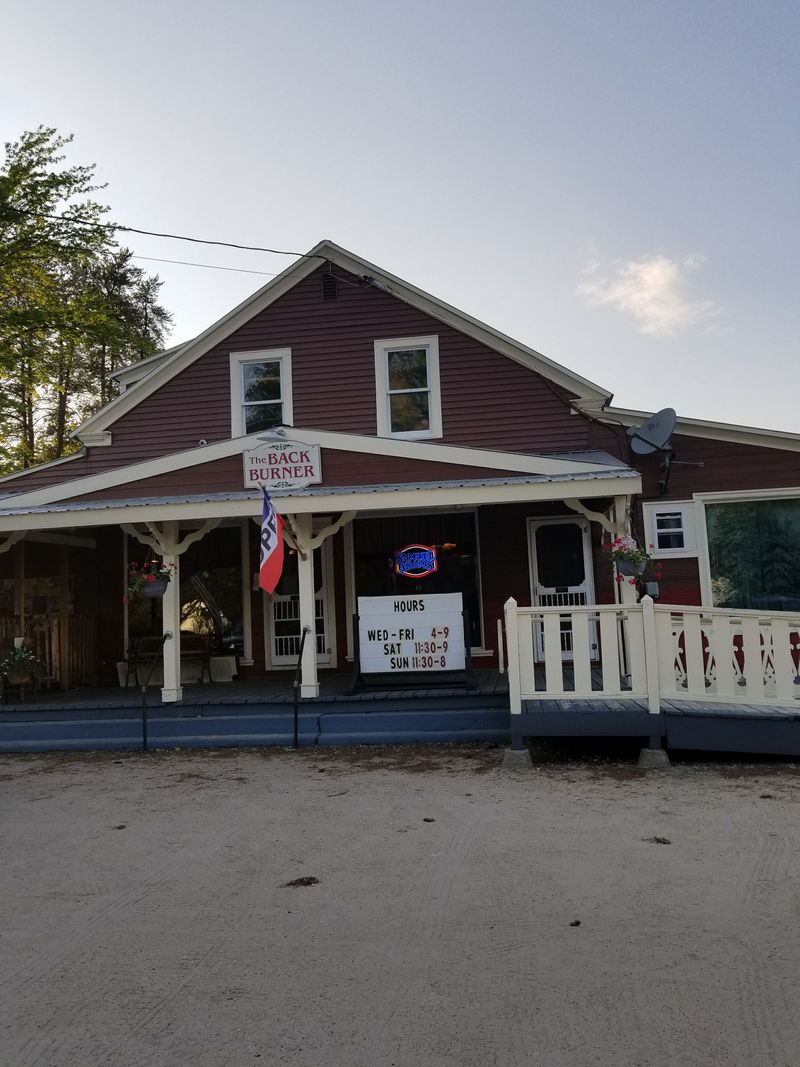 18 Tiny Cafés Across America Pouring Bottomless Coffee and Serving Breakfast All Day 15 The Back Burner Restaurant - Brownfield, Maine