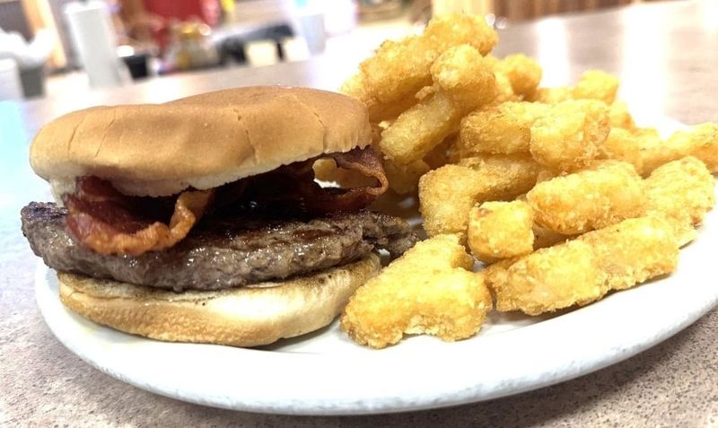 Bacon Cheeseburger And Fries