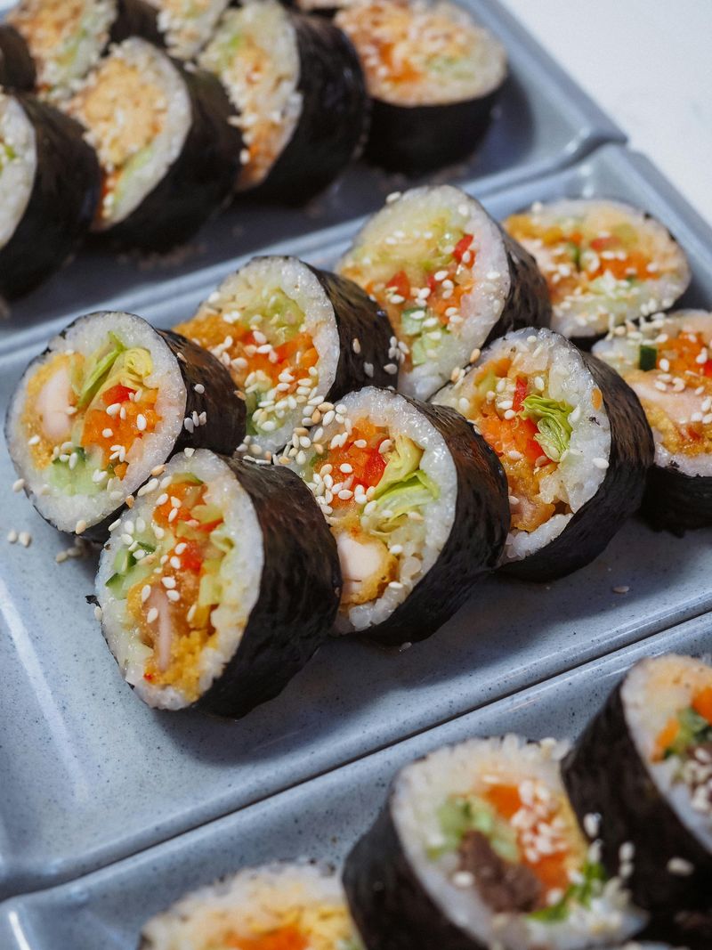 14 Korean Street Foods That Explain Why K-Food Is Exploding Right Now 7 Gimbap