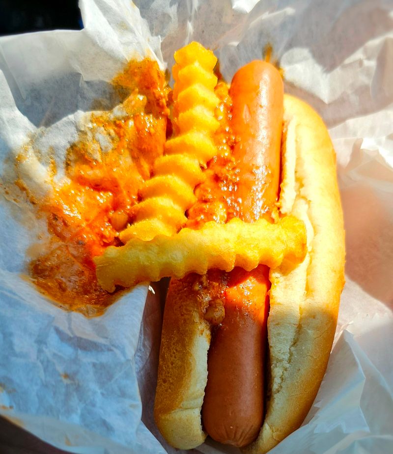 Chili Cheese Hot Dog, Midway Style
