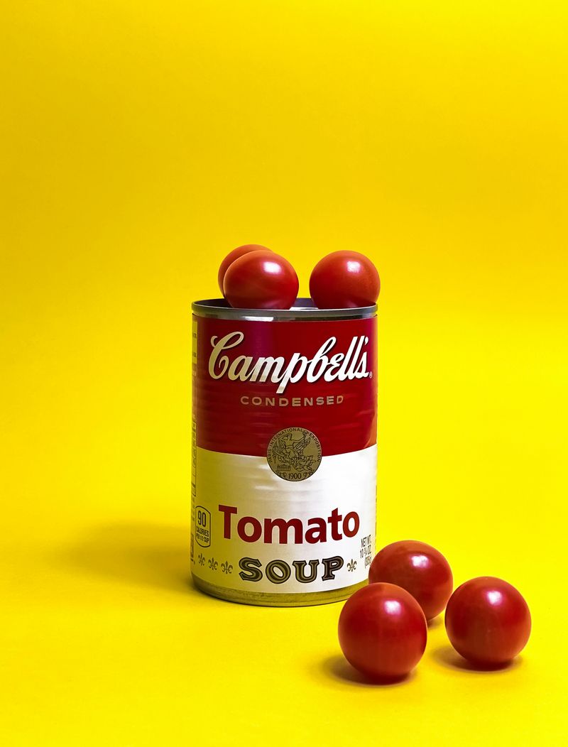 Canned soup
