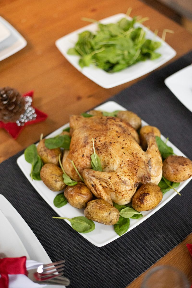Roast Chicken With Potatoes