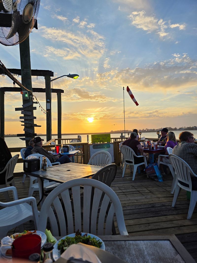 A-J's Dockside Restaurant - Tybee Island, Georgia