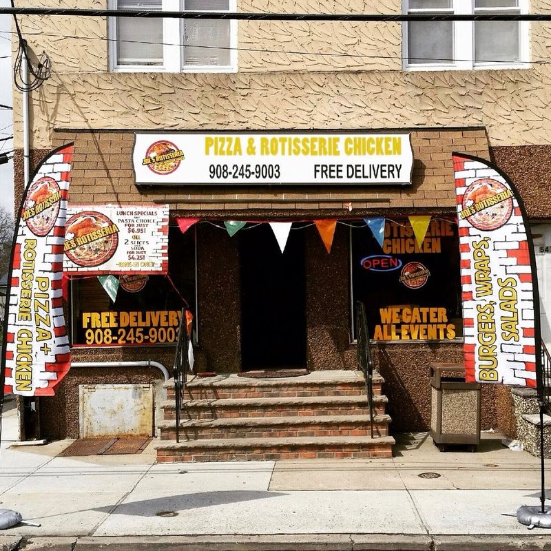 6 New Jersey Pizza Counters Where A Folded Slice Still Feels Like The Only Right Choice 11 Joe's Rotisseria - Roselle Park, New Jersey