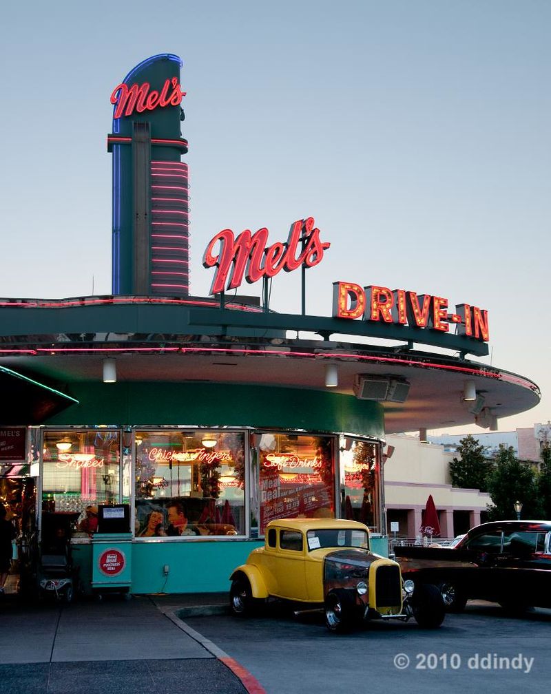 Neon drive-thru sign