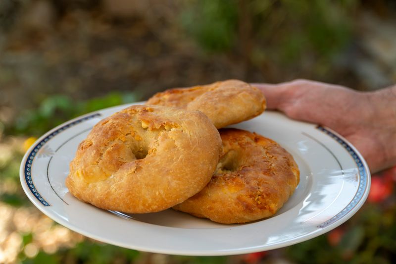 Greek Cheese Pastry Rings
