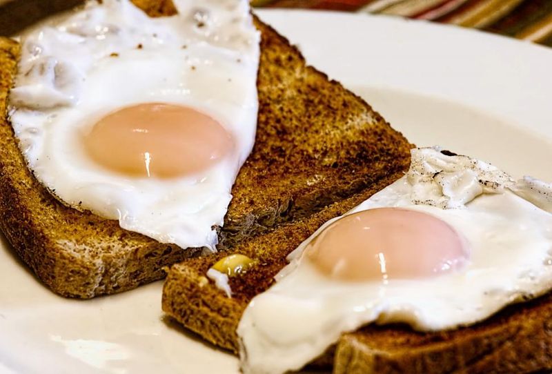 Eggs and toast