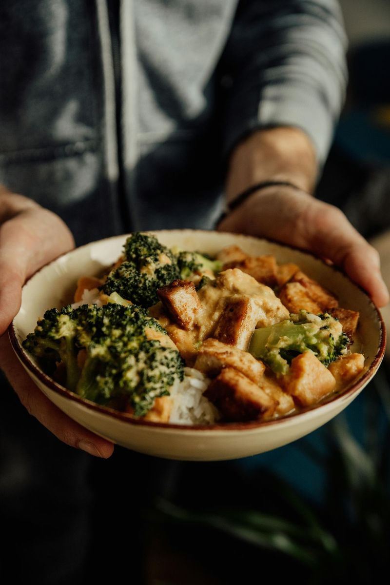 Tofu and Broccoli Rice Bowl