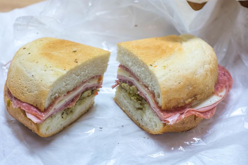 Muffuletta sandwich
