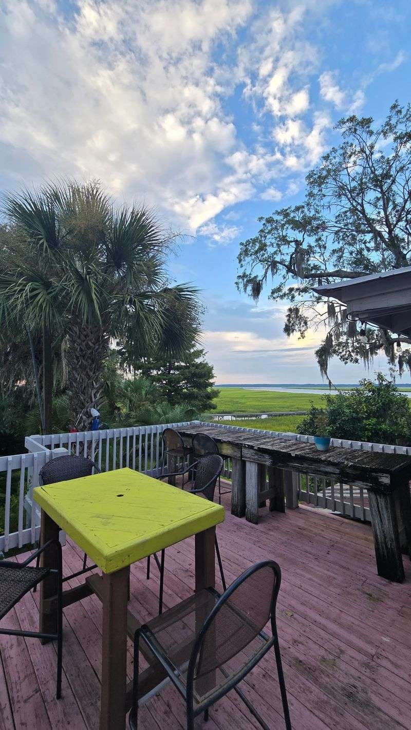 Waterfront Porch Dining