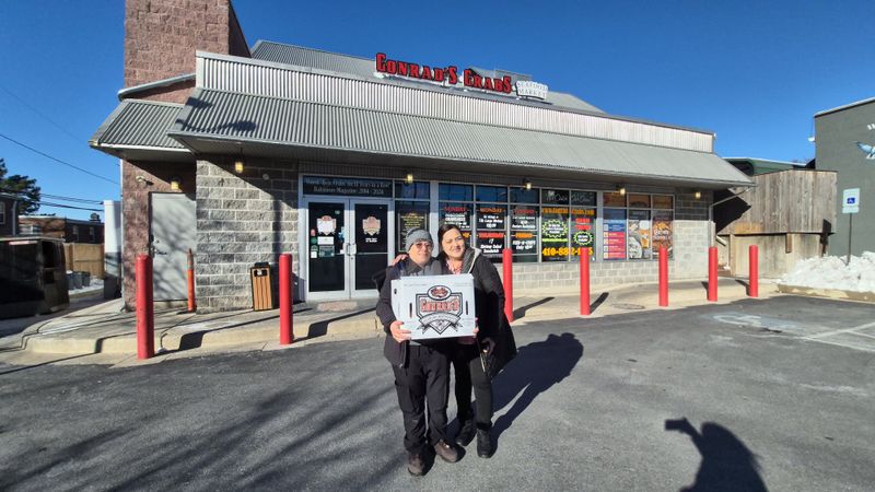 Maryland Carryout Fish Windows That Keep The Oil Hot All Afternoon 2 Conrad's Crabs & Seafood Market - Parkville, Maryland