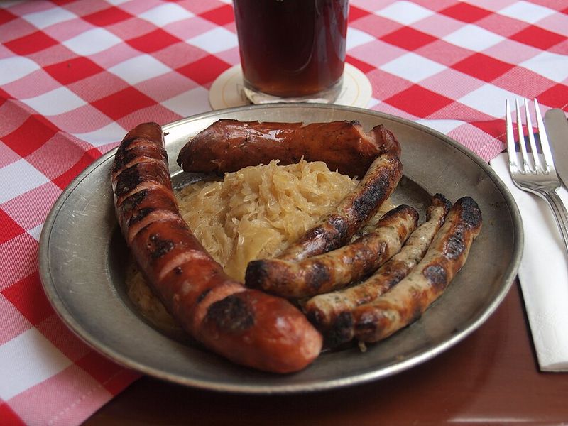 Sausage plate