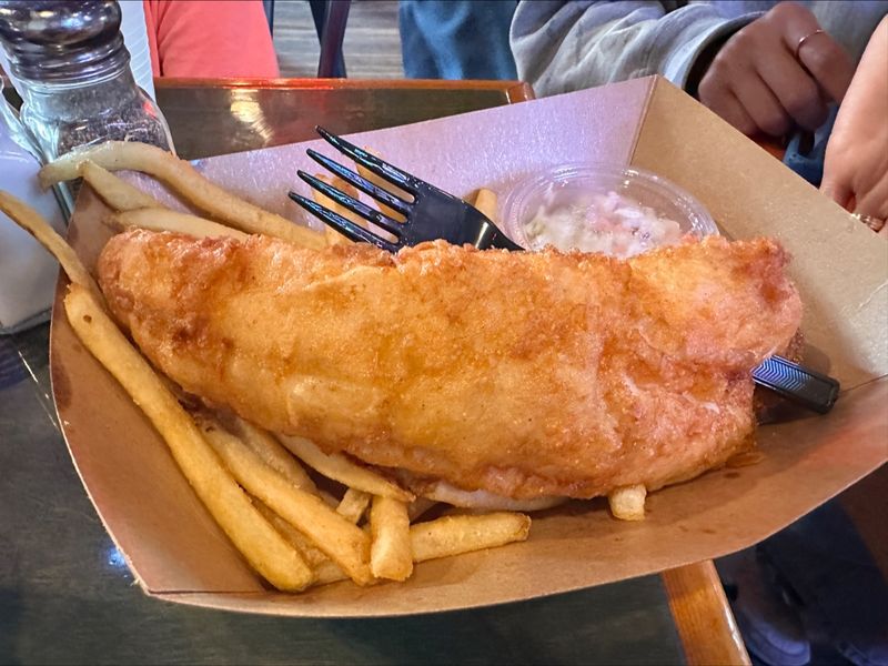 18 Coastal Sandwich Stands Across America Serving Fish Sandwiches Worth the Drive 20 Scalawags Whitefish & Chips - Mackinaw City, Michigan