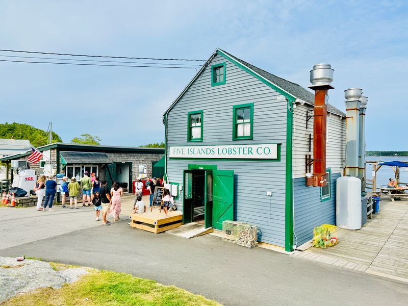 I Drove Across Maine To Taste 12 Lobster Roll Shacks And 3 Were Pure Magic 16 Five Islands Lobster Co - Georgetown, Maine