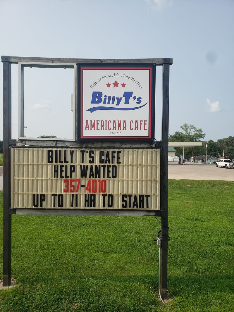 Billy T's Americana Cafe - Trimble, Missouri