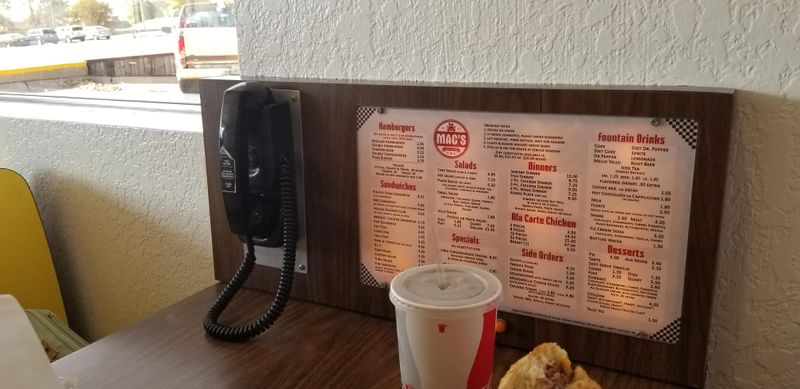 Inside Seating Or Drive-In