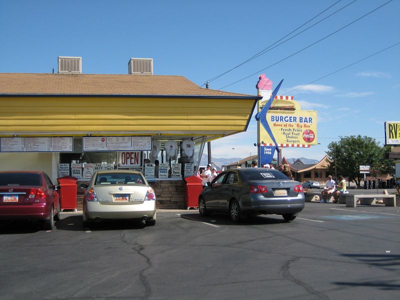 Drive-in parking spot