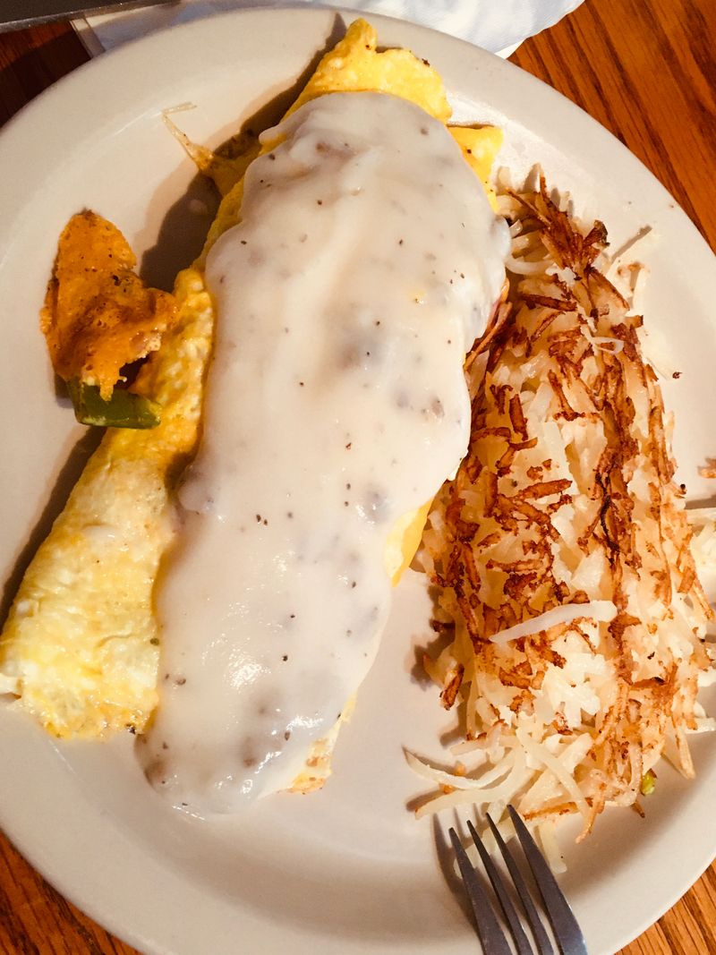 Double-Handled Skillet Omelet