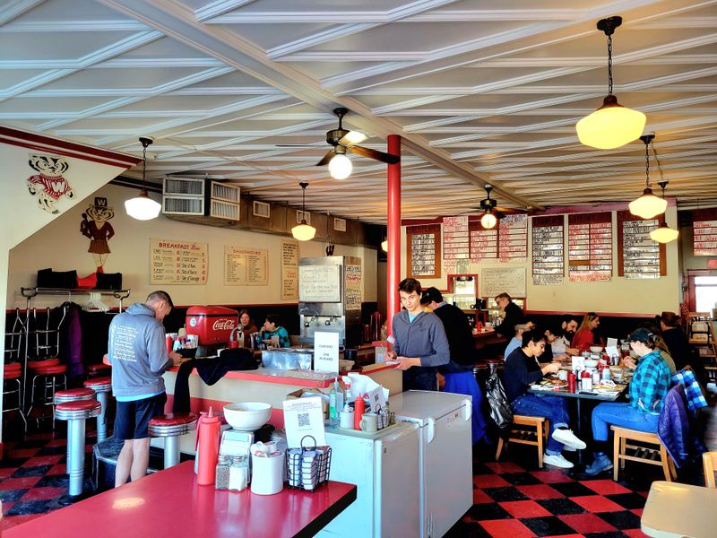 This Wisconsin Game-Day Diner Serves Scramblers And Pancakes So Big Locals Skip Lunch After Breakfast 8 Game Day Breakfast Across Camp Randall