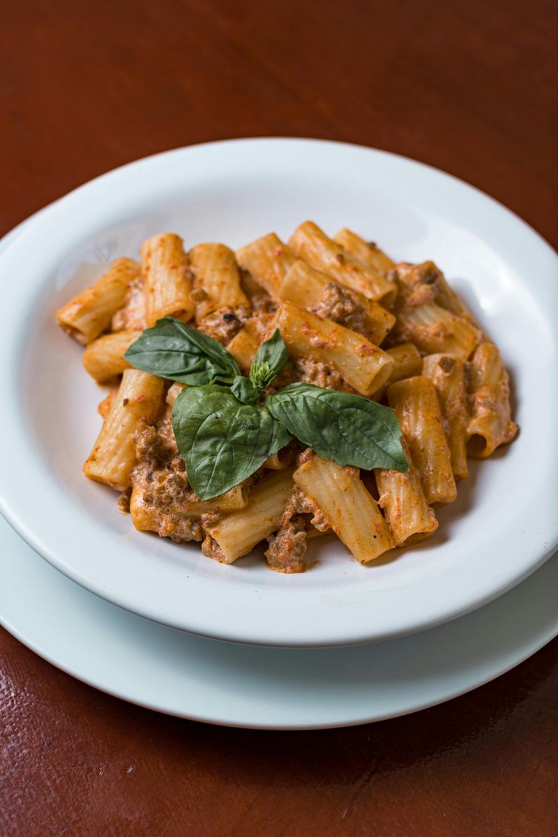 Rigatoni with sausage