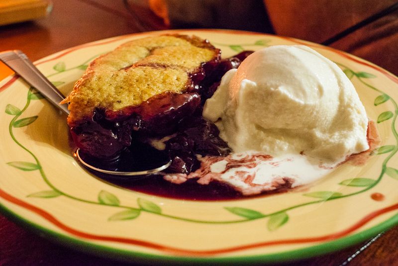 Cherry cobbler