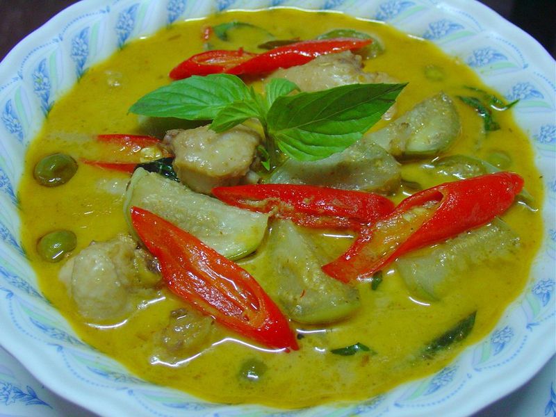 Thai green curry sauce