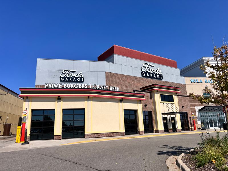 12 Michigan Breakfast Huts Where Coffee Refills Are Still Free 15 Ford's Garage Novi - Novi, Michigan