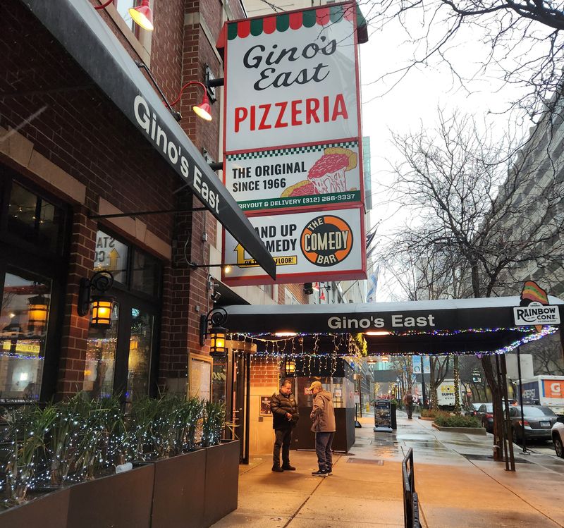 22 Late-Night Pizza Windows Across America Where Slices Disappear Faster Than They Hit the Counter 20 Gino's East - Chicago, Illinois