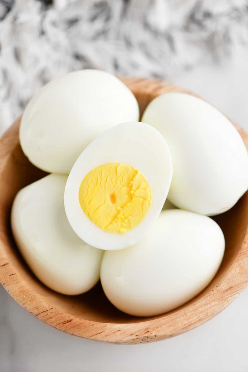 Hard-boiled eggs