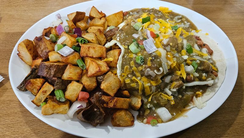 This Colorado Mountain Café Serves Heaping Breakfast Plates Locals Say Are the Best Warm-Up Before a Day on the Summit 10 The Bronco Breakfast