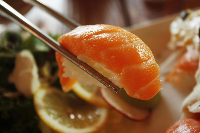 Salmon Nigiri Bite