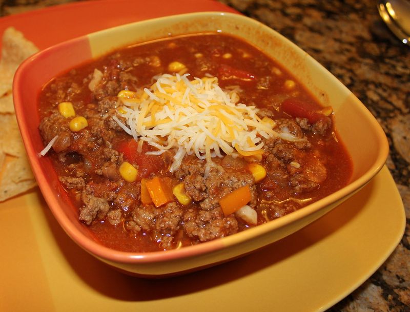 Turkey or beef chili