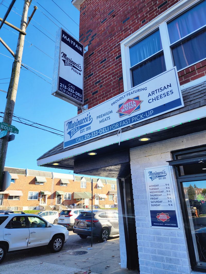 11 Pennsylvania Hoagie Shops Stuffing Sandwiches So Full They Barely Close 4 Marinucci's Deli - Mayfair - Philadelphia, Pennsylvania