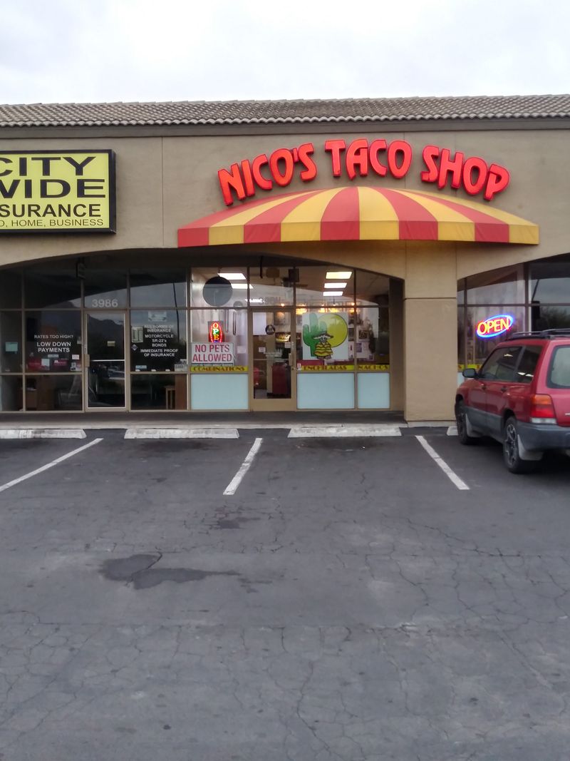 Nico's Taco Shop - Tucson, Arizona