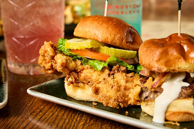 15 Indiana Tenderloin Counters Where The Sandwiches Hang Over The Bun Like A Dare 12 Grindstone Charley's - Kokomo, Indiana